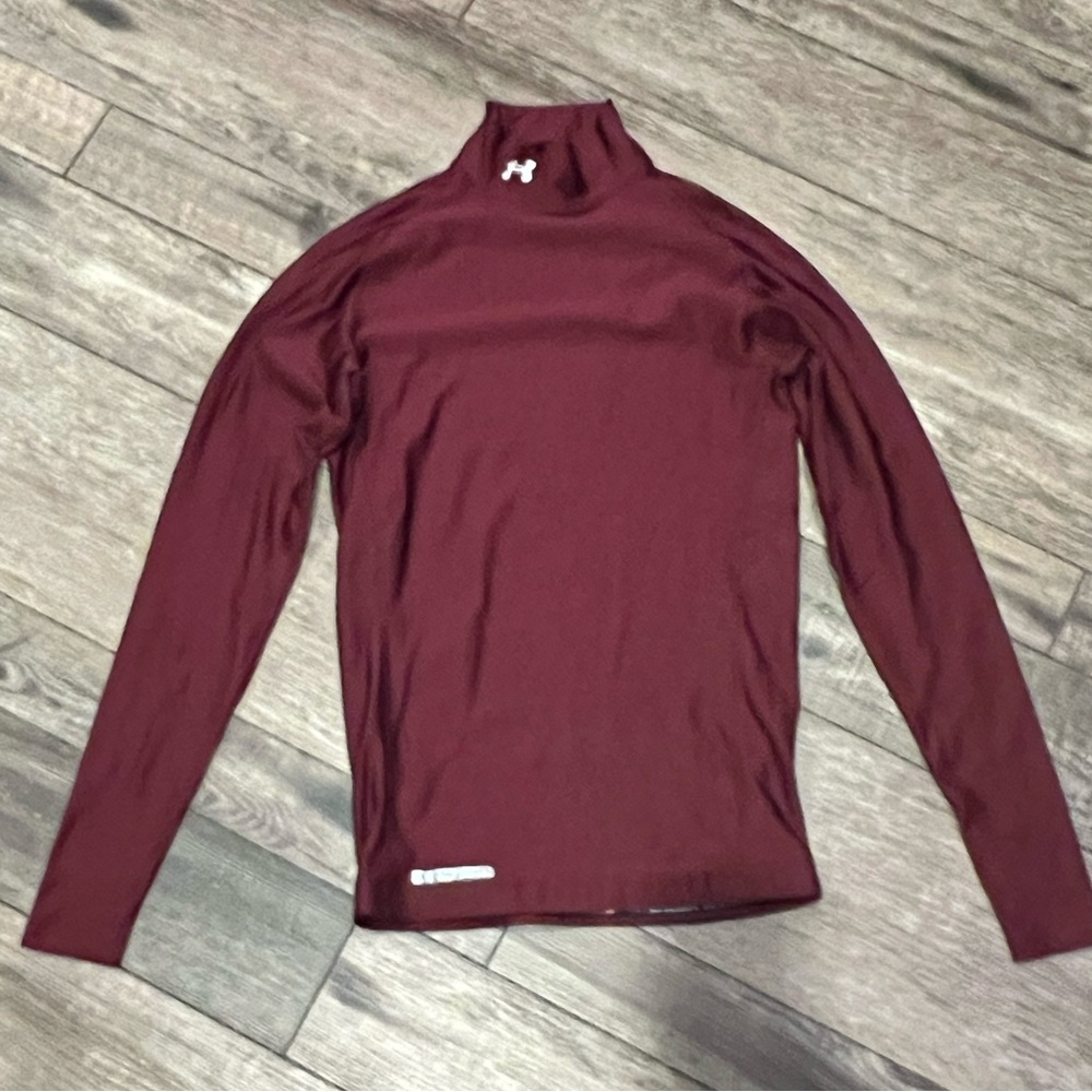 Under Armour Burgundy Compression Top